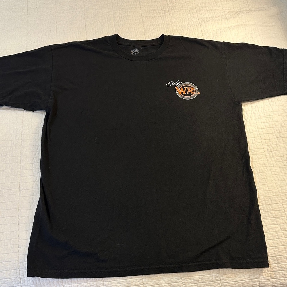 NASCAR Dale Earnhardt Jr Whisky River Bar and Saloon Black Large cotton t shirt - Picture 2 of 4